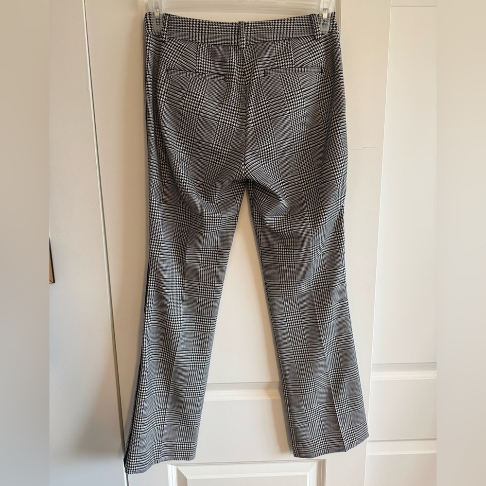 Express Black and White Plaid Trousers - Picture 3 of 7